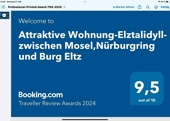 Attraktive Wohnung-elztalidyll-zwischen Mosel,nuerburgring Und Burg Eltz Apartamento *